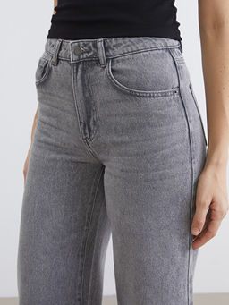 Wideleg Kad?n Jean Pantolon