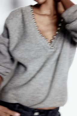 Jersey con cuentas - H&m фото 2