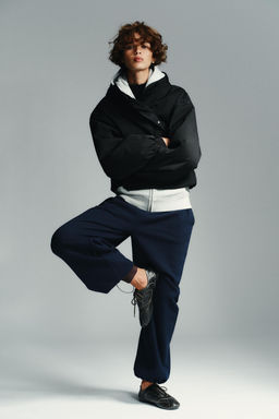 WATER-REPELLENT WINDPROOF HOODED JACKET