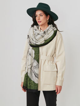 Большой, мягкий, тонкий и очень нежный двусторонний палантин - Tantino фото 5