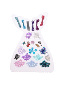 Набор для творчества Создай украшение: Русалочка, 12 видов бусин, 5 шармов