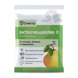 Битоксибациллин Спектр 10г пакет (150шт/кор) от насекомых вредителей БМ