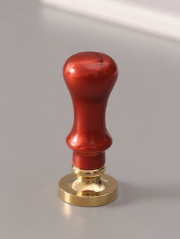 Печать для сургуча с пластиковой ручкой «Буква L на вензеле», 2.5×2.5×6.3 см