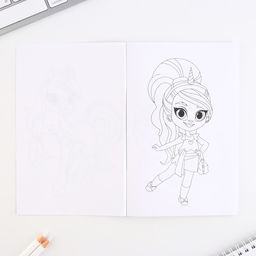 Подарочный набор Волшебство внутри, блокнот-раскраска, трафарет и восковые мелки - Artfox фото 9