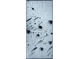 6с102.411ж1 Брызги (т.синий) Полотенце махровое 67х150см