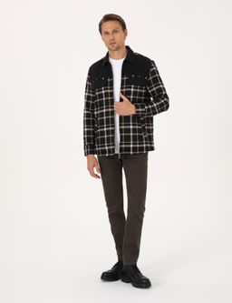 Siyah Comfort Fit Uzun Kollu G_mlek - Pierre cardin фото 4