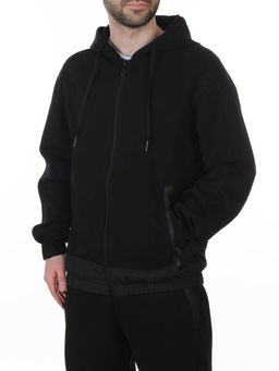 AAL-710 BLACK Костюм спортивный мужской (85% хлопок, 15% полиэстер)