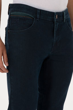 Erkek Koyu Mavi Slim Fit Jean Pantolon - U.s. polo assn фото 11