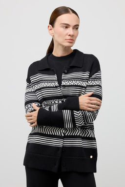 ЕВ 30279/ш/черный кардиган жен