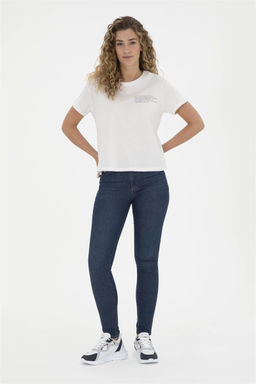 Женская футболка цвета экрю - U.s. polo assn фото 4