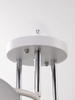 Люстра «Люси» 2028/3, 3×60 Вт, Е27, 54×24 см, белый