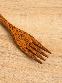 Вилка, 19 см, кокос - Simaland фото 3