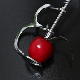 Цена за 2 шт. Удалитель косточек Доляна «Вишня», h=12.5 см, нержавеющая сталь, серебристый