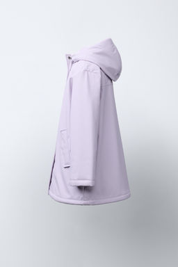 RUBBERISED WATER-RESISTANT JACKET WITH FAUX FUR - Zara фото 3
