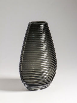 Ваза «Хэдли», 19.5×13.5 см, стекло, серо-зеленая