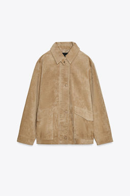 SUEDE LEATHER JACKET - Zara фото 8