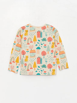 Bask?l? K?z Bebek 2li Pijama Tak?m?