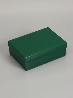 Цена за 5 шт. Коробка складная, крышка-дно «Армейский зелёный», 21×15×7 см