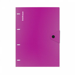 Цена за 16 шт. Тетрадь общая с пластиковой обложкой на кольцах ErichKrause Vivid, ассорти, А4, 80 листов, клетка, на кнопке  фото 4