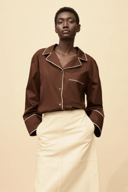 Camisa resort de algod?n - H&m фото 5