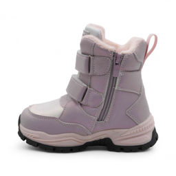 Ботинки мембранные на меху В6675-15 светло фиолетовые - BONCY фото 3