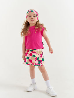 Футболка укороченная без рукавов Бабл-гам - Bungly фото 2