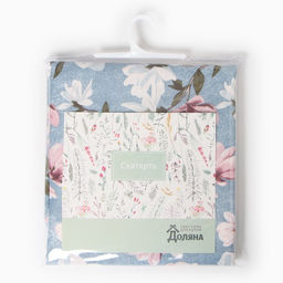 Полотенце Доляна Магнолия 40х70см, рогожка 158 г/м2, 50% хл, 50% пэ  фото 5