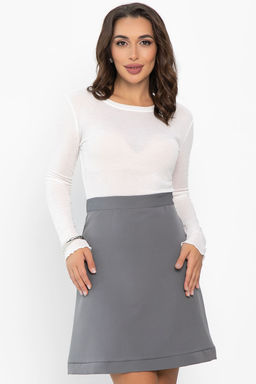 Юбка Перси (серая) Ю14164-10М - Lt collection фото 8