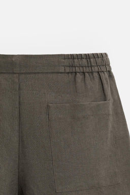 100% LINEN BERMUDA SHORTS - Zara фото 27