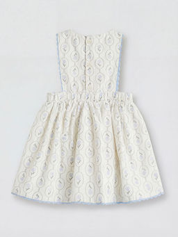 Desenli K?z Bebek Poplin Elbise