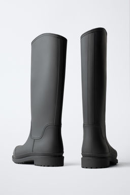 TALL RUBBERISED WELLIES - Zara фото 5