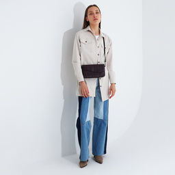 Сумка-клатч на магните, длинный ремень, цвет фиолетовый - Simaland фото 8