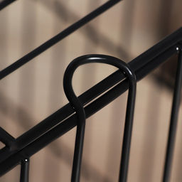 Клетка с люком для собак и кошек, 100×60×70 см, чёрная