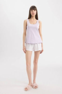 Fall in Love Pijama Tak?m? Ask?l? Ust Desenli Sort Alt