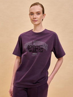 PELICAN, футболка женская, Сливовый