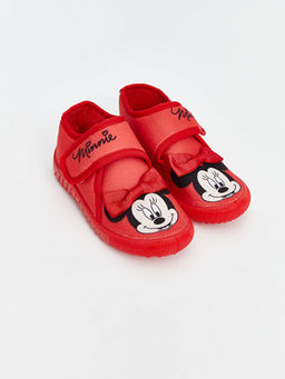 Minnie Mouse Bask?l? K?z Bebek Panduf