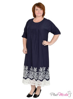 Платье Модель №596 размеры 44-82 - Plusmoda фото 3