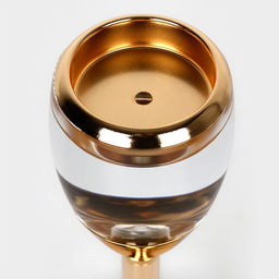 Подсвечник металлический «Безмятежность», стекло, на 1 свечу, цвет золото, 11×11×21 см