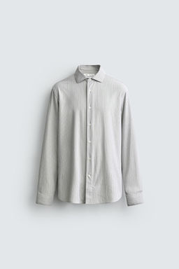 CAMISA REGULAR FIT / Verde / Crudo - Zara фото 6