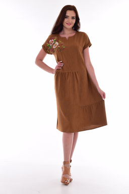 *Платье женское Ф-1-29с (горчица)
