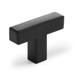 Цена за 2 шт. Ручка-кнопка CAPPIO SQUARE RSC008, нержавеющая сталь, цвет черный