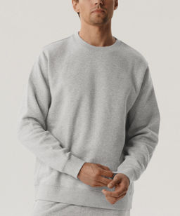 ATLANTIC HMT-002 Свитшот мужской French Terry светло-серый меланж