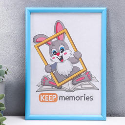 Фоторамка для фото 21×30 см Keep memories, Nala, пластик, голубой