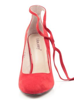 06-V-888 RED Туфли женские (натуральная замша) - Фабричный китай фото 9