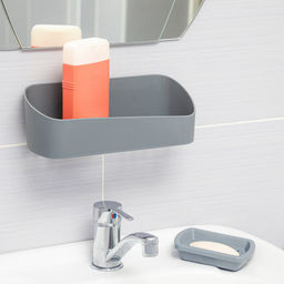 Полка для ванной комнаты на скотче арт.А (М8531), М8532,М8533