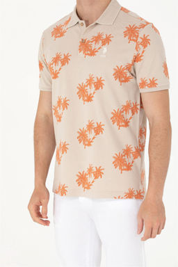 U. S. Polo Assn Мужская футболка с воротником-поло Stone - U.s. polo assn фото 12