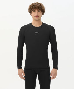 Футболка компрессионная с длинным рукавом JOGEL CAMP PerFormDRY Baselayer LS Tee, черный  фото 5