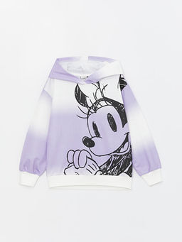 Minnie Mouse Bask?l? K?z ?ocuk Hoodie ve Tayt - Waikiki фото 2