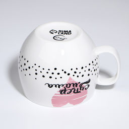 Кружка чайная керамическая Супер мама, 600 мл