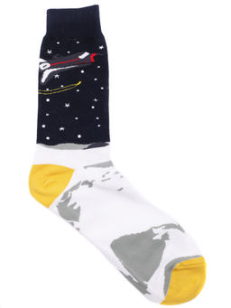 Носки р.40-45 Космос Космонавт на луне - Krumpy фото 3